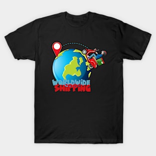 Worldwide Shipping T-Shirt